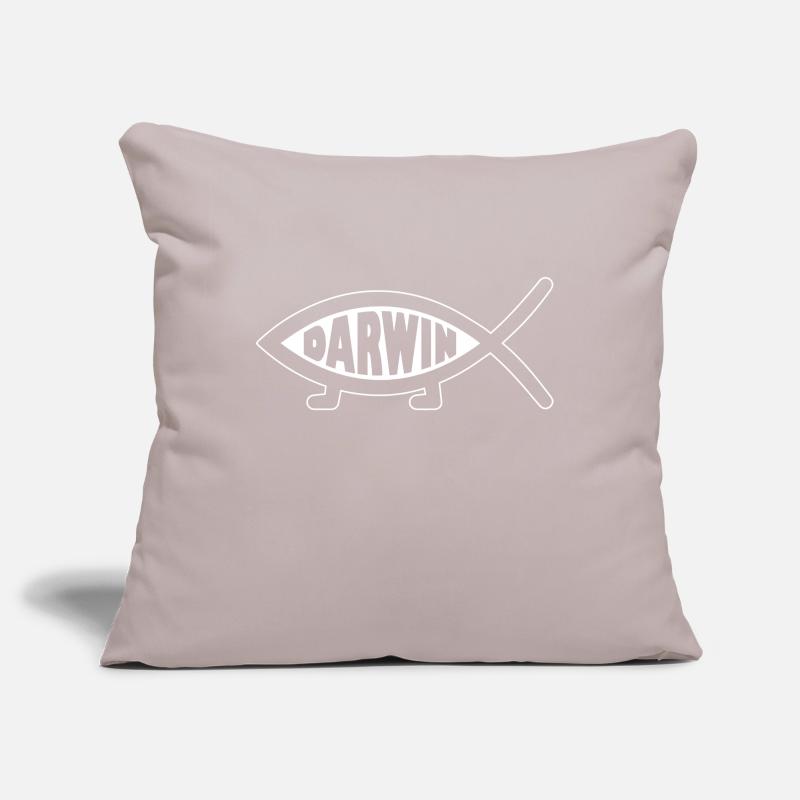 Darwin Fish - Funny Evolution Sofa pillowcase 17,3'' x 17,3'' (45 x 45 cm)