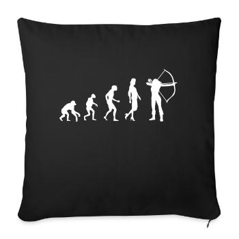 Archer Archer Entraînement Archer - Housse de coussin décorative 45 x 45 cm - noir - Devant