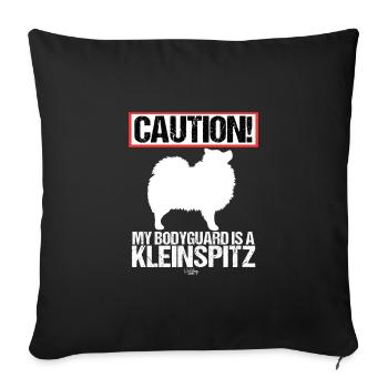 kleinbodyguard - Sofakissenbezug 45 x 45 cm - Schwarz - Vorne