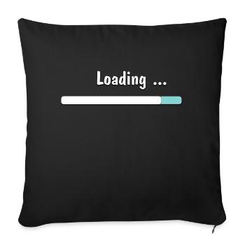 Loading...T-Shirt - Sofa pillowcase 17,3'' x 17,3'' (45 x 45 cm) - black - Front