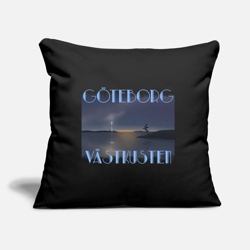 Göteborg est la perle de la côte ouest. Housse de coussin décorative 45 x 45 cm