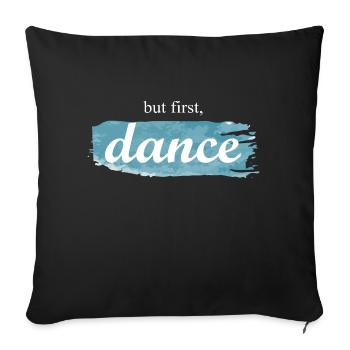 Danse Musique de danse - Housse de coussin décorative 45 x 45 cm - noir - Devant
