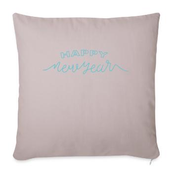 happy new year - Housse de coussin décorative 45 x 45 cm - taupe clair - Devant