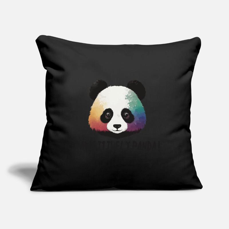 Panda Bär Love Liebe Kinder Pawsitively Panda Sofakissenbezug 45 x 45 cm