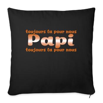 GRANDPA DAD GRANDPA HUMOR GRANDPA JOKE 11 - Sofa pillowcase 17,3'' x 17,3'' (45 x 45 cm) - black - Front