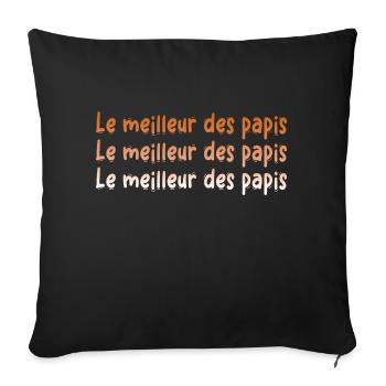 GRANDPA DAD GRANDPA HUMOR GRANDPA JOKE 12 - Sofa pillowcase 17,3'' x 17,3'' (45 x 45 cm) - black - Front