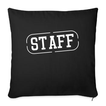 Personnel - Housse de coussin décorative 45 x 45 cm - noir - Devant