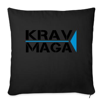 Krav Maga - Sofakissenbezug 45 x 45 cm - Schwarz - Vorne