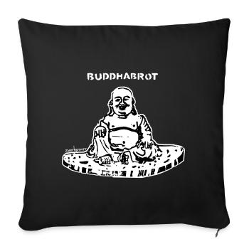 Buddhabrot - Sofa pillowcase 17,3'' x 17,3'' (45 x 45 cm) - black - Front