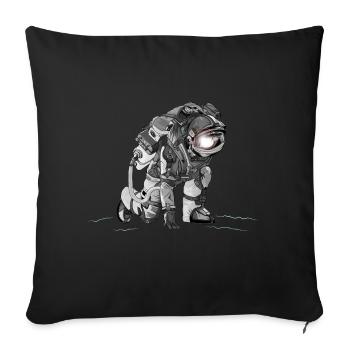 Astronaut - Sofakissenbezug 45 x 45 cm - Schwarz - Vorne