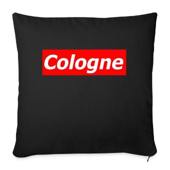 Cologne Cologne Kölle - Sofa pillowcase 17,3'' x 17,3'' (45 x 45 cm) - black - Front