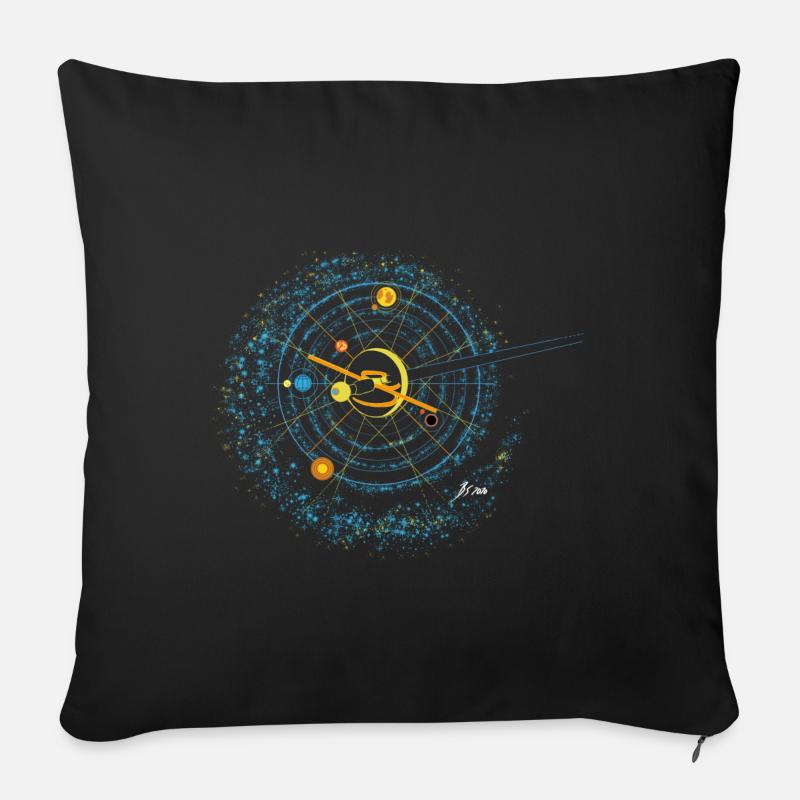 Galaxy - Sofa pillowcase 17,3'' x 17,3'' (45 x 45 cm) - black