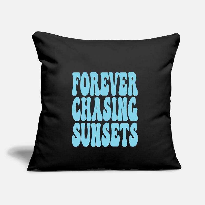 FOREVER CHASING SUNSETS Sofakissenbezug 45 x 45 cm