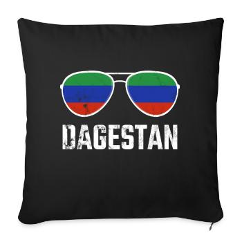 Dagestan Dagestani Dagestan Flag Sunglasses - Sofa pillowcase 17,3'' x 17,3'' (45 x 45 cm) - black - Front