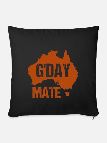 G'DAY MATE - Sofakissenbezug 45 x 45 cm - Schwarz