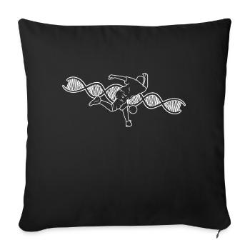 Bowling Bowling club Bowling club Bowling bowling - Sofa pillowcase 17,3'' x 17,3'' (45 x 45 cm) - black - Front