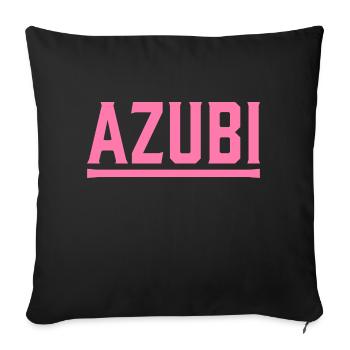 Azubi Tshirt 4 23 rosa - Sofakissenbezug 45 x 45 cm - Schwarz - Vorne