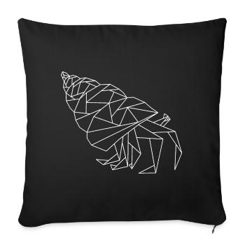 Einsiedler Geometric White - Sofakissenbezug 45 x 45 cm - Schwarz - Vorne