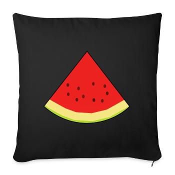 Melon, Fruit, Fruit, Summer, Refreshment, Food, Organic - Sofa pillowcase 17,3'' x 17,3'' (45 x 45 cm) - black - Front