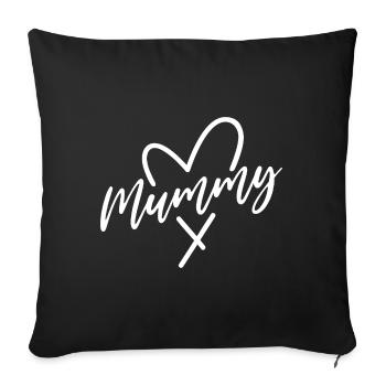 Mummy - Sofa pillowcase 17,3'' x 17,3'' (45 x 45 cm) - black - Front