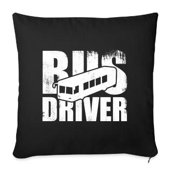Bus Driver - Sofakissenbezug 45 x 45 cm - Schwarz - Vorne