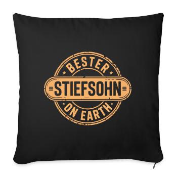 Meilleur beau-fils - Housse de coussin décorative 45 x 45 cm - noir - Devant