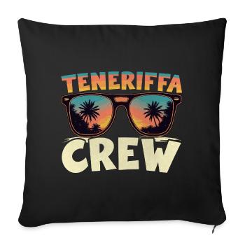 Équipage de Tenerife - Housse de coussin décorative 45 x 45 cm - noir - Devant