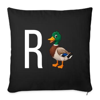 Retirement Retirement Funny - Sofa pillowcase 17,3'' x 17,3'' (45 x 45 cm) - black - Front