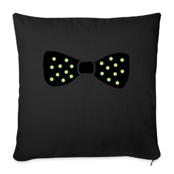 bow_tie - Sofakissenbezug 45 x 45 cm - Schwarz - Vorne