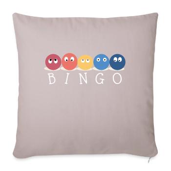 Bingo - Housse de coussin décorative 45 x 45 cm - taupe clair - Devant