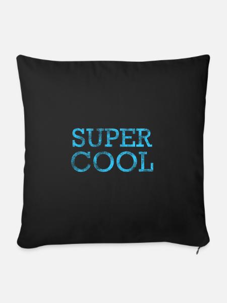 cool humor - Sofakissenbezug 45 x 45 cm - Schwarz