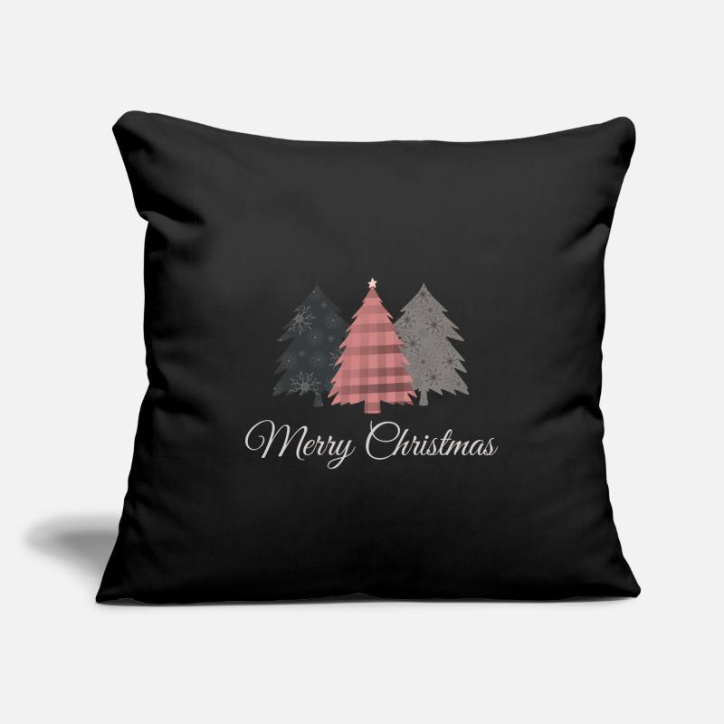 Joyeux Noël à la mode Housse de coussin décorative 45 x 45 cm