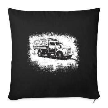 Framo Barkas V 901/2 - Sofakissenbezug 45 x 45 cm - Schwarz - Vorne