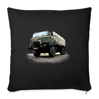 CGPI | L60 | RDA | CAMION - Housse de coussin décorative 45 x 45 cm - noir - Devant