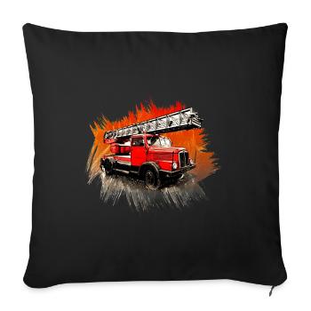 IFA S 4000 1 avec échelle à plateau tournant - Housse de coussin décorative 45 x 45 cm - noir - Devant
