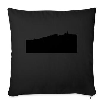 Skyline - Sofakissenbezug 45 x 45 cm - Schwarz - Vorne