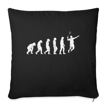 Badminton Player Badminton Fan Badminton Badminton Badminton - Sofa pillowcase 17,3'' x 17,3'' (45 x 45 cm) - black - Front