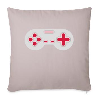 Design Retro Gamer Controller - Sofa pillowcase 17,3'' x 17,3'' (45 x 45 cm) - light taupe - Front