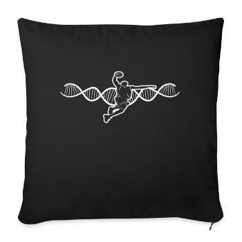 Club de basket-ball Joueurs de basket-ball Amateurs de basket-ball - Housse de coussin décorative 45 x 45 cm - noir - Devant