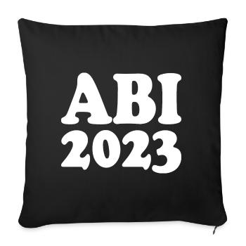Abi 2023 - Sofakissenbezug 45 x 45 cm - Schwarz - Vorne