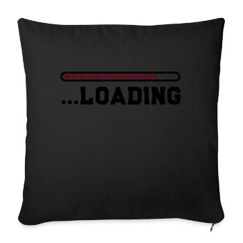 loading - Sofakissenbezug 45 x 45 cm - Schwarz - Vorne