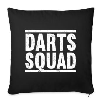 Dart Darts Volltreffer - Sofakissenbezug 45 x 45 cm - Schwarz - Vorne