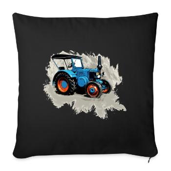 Tractor Lanz - Sofa pillowcase 17,3'' x 17,3'' (45 x 45 cm) - black - Front