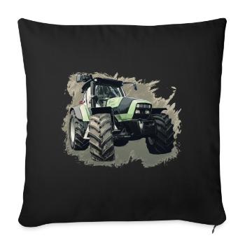 Agrotron K 110 - Housse de coussin décorative 45 x 45 cm - noir - Devant