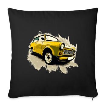 Satellite - Sofa pillowcase 17,3'' x 17,3'' (45 x 45 cm) - black - Front