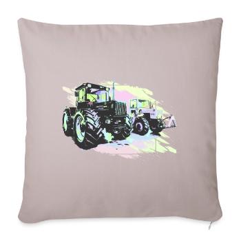 Klassische MB-trac Traktoren - Sofakissenbezug 45 x 45 cm - helles Taupe - Vorne