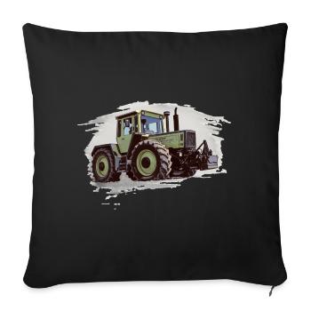 MB-trac 1300er mit Gewichten - Sofakissenbezug 45 x 45 cm - Schwarz - Vorne