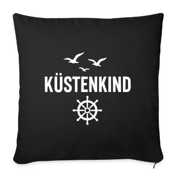 Enfant côtier - Housse de coussin décorative 45 x 45 cm - noir - Devant