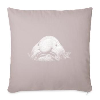 A blob fish - Sofa pillowcase 17,3'' x 17,3'' (45 x 45 cm) - light taupe - Front