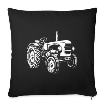 Puissance sur le terrain - Housse de coussin décorative 45 x 45 cm - noir - Devant